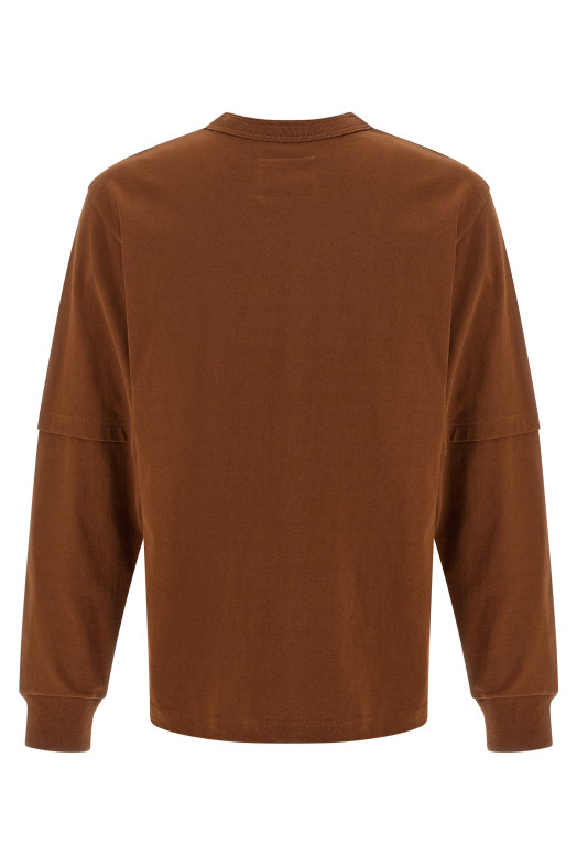 T-shirt capsule Sacai x Carhartt Wip Brown