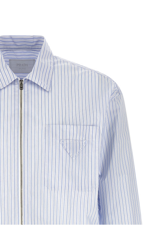 Stripe tec shirt BLUE