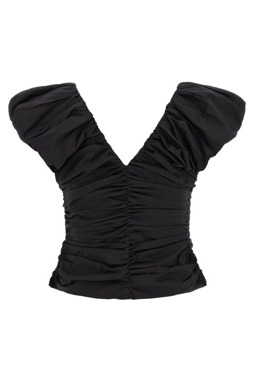 'Black Ruched' top Black