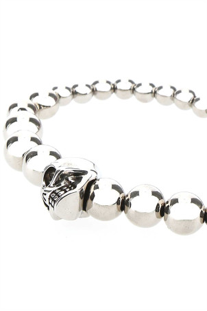 Silver metal bracelet ALEXANDER MCQUEEN (554504J160Y)
