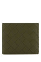 Army green leather wallet BOTTEGA VENETA (743211VCPQ4)