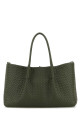 Армейская зеленая кожаная сумка для покупок Pinacoteca BOTTEGA VENETA (817166V5AG1)