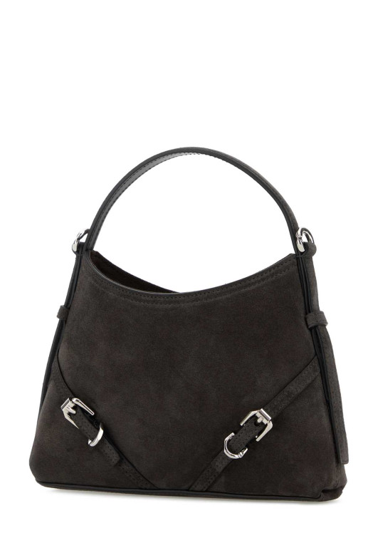 Сумка GIVENCHY из замши Voyou цвета «уголь» (BB60PTB2D6)