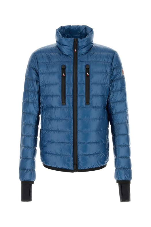 Blue nylon Hers down jacket MONCLER GRENOBLE (1A00048539YL)