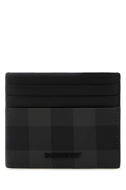 Printed canvas card holder Gray BURBERRY (8112259)