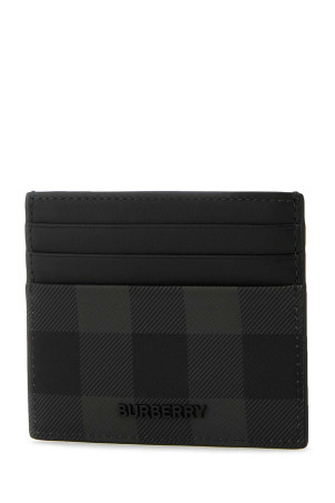 Printed canvas card holder Gray BURBERRY (8112259)