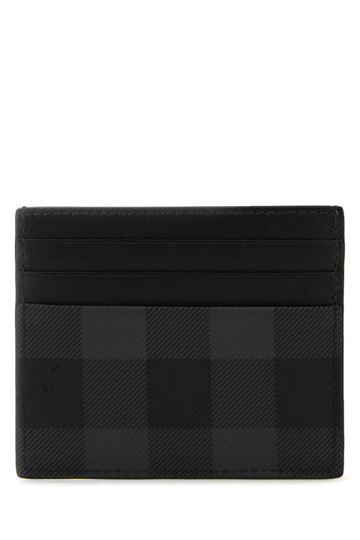 Printed canvas card holder Gray BURBERRY (8112259)