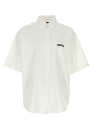 White poplin oversize shirt BALENCIAGA (857810TRM28)