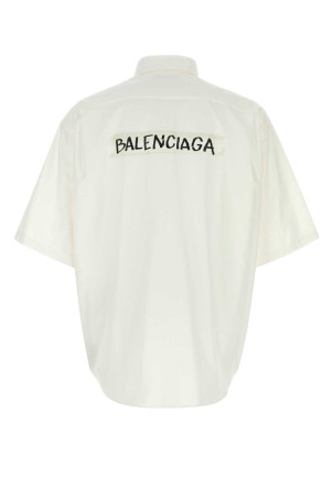 White poplin oversize shirt BALENCIAGA (857810TRM28)