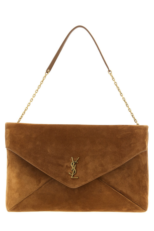 'Cassandre' XXL clutch  Brown