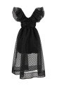 'Black Organza Ruched' dress Black