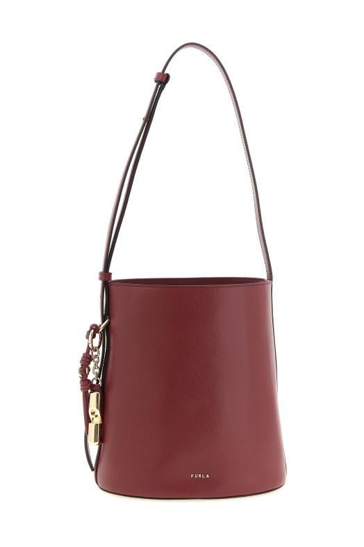 'Roxie' small bucket bag Bordeaux
