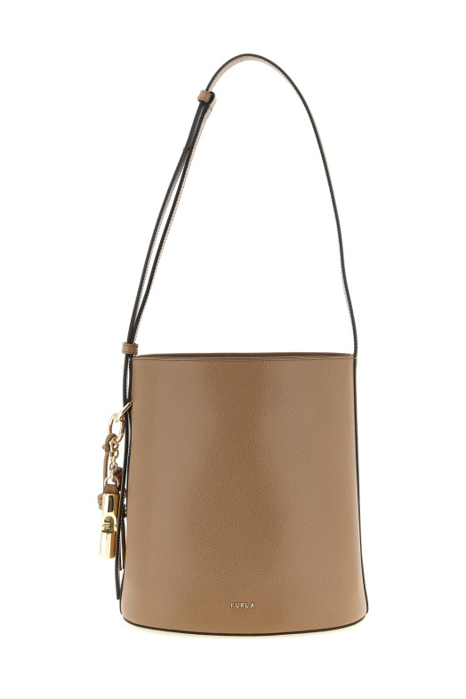 'Roxie' small bucket bag Beige