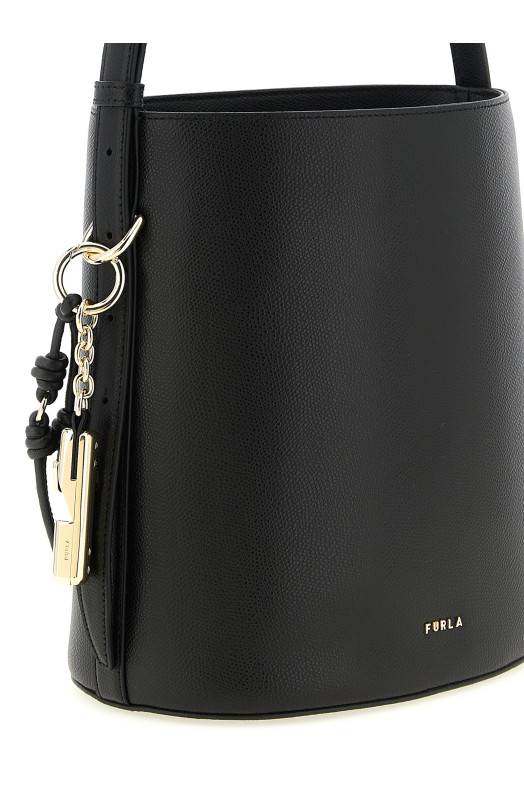 'Roxie' small bucket bag Black