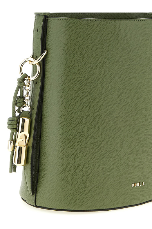 'Roxie' small bucket bag Green