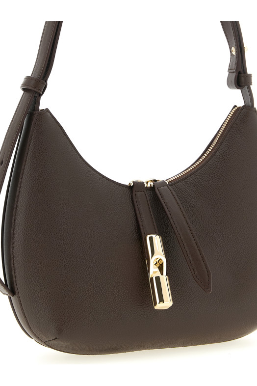 Маленькая сумка через плечо «Furla Goccia» Коричневая WB01500BX33532460S