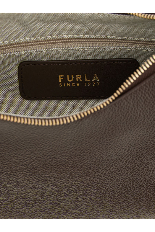 Маленькая сумка через плечо «Furla Goccia» Коричневая WB01500BX33532460S