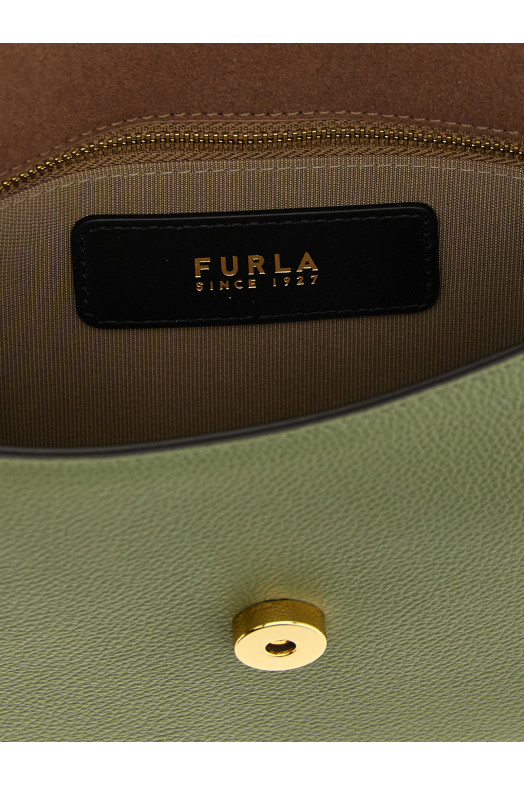 Маленькая сумка через плечо «Furla Moonlight» Зеленая WB01887BX30364555S