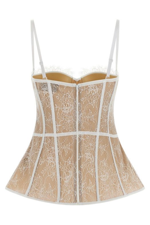 Бюстье Топ Белый GIUSEPPE DI MORABITO 06PSTO4081630401