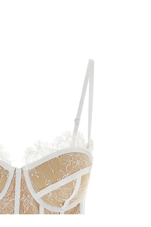 Бюстье Топ Белый GIUSEPPE DI MORABITO 06PSTO4081630401