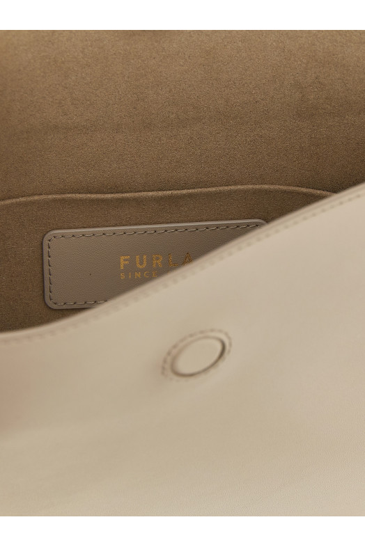 'Furla Moonstone' small shoulder bag Beige