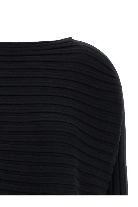 Топ «Хлопковый кашемир» Черный IM58KN29215