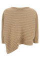 'Cotton Cashmere Knit' top Beige