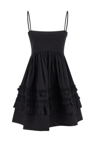 'Black Mini Frill' dress Black