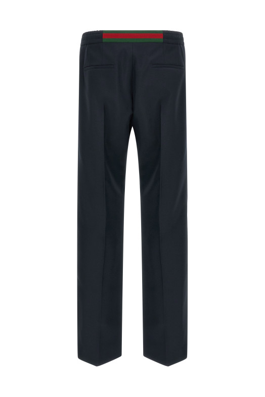 Технические брюки панама Синие GUCCI 852345ZAFKB4847