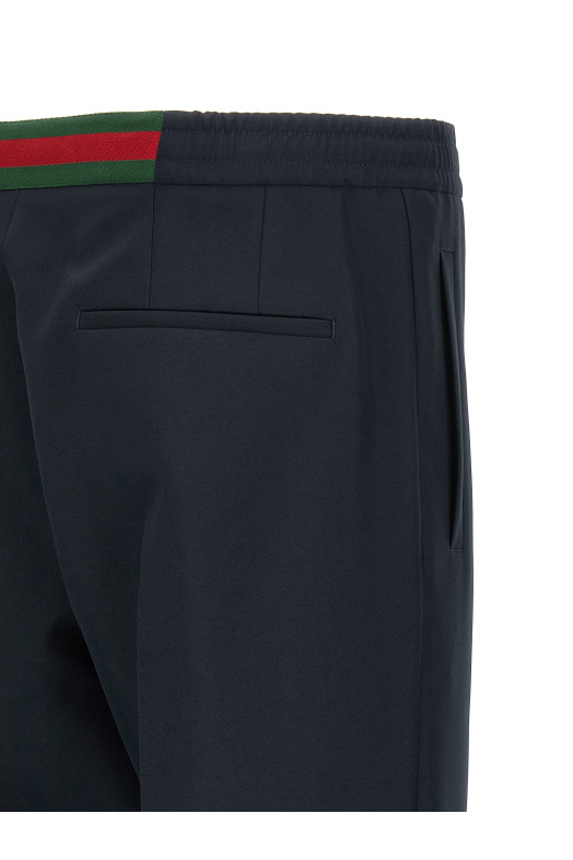 Технические брюки панама Синие GUCCI 852345ZAFKB4847