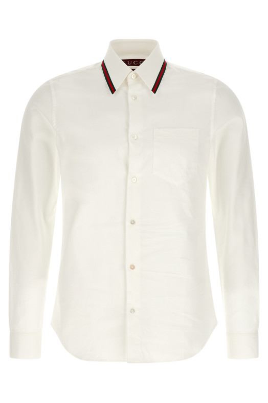 'Nastro Web' shirt White