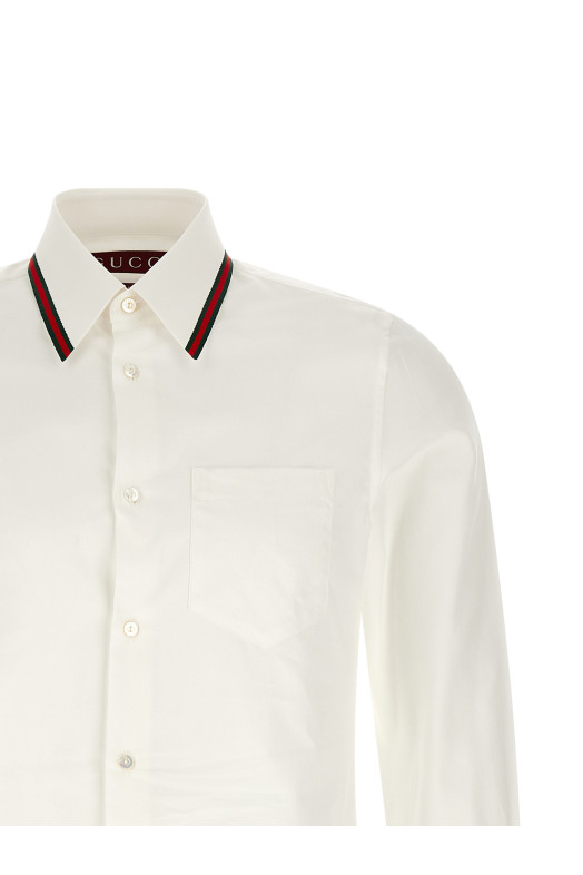 'Nastro Web' shirt White