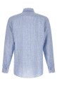Рубашка из полосатого льна СИНЯЯ ETRO MRIB000299TB301B0193
