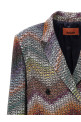 Lamé and sequin viscose blazer Multicolor