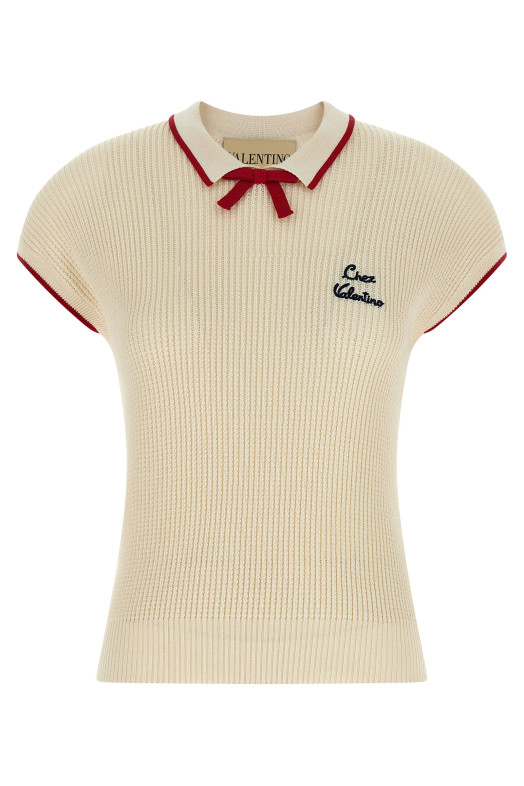 Valentino Garavani «Chez Valentino» топ Бежевый B3KC66T9JVBRS