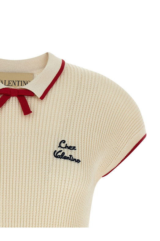 Valentino Garavani «Chez Valentino» топ Бежевый B3KC66T9JVBRS