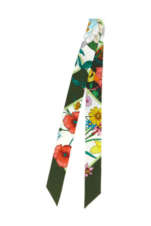 'Gucci Flora' scarf Green