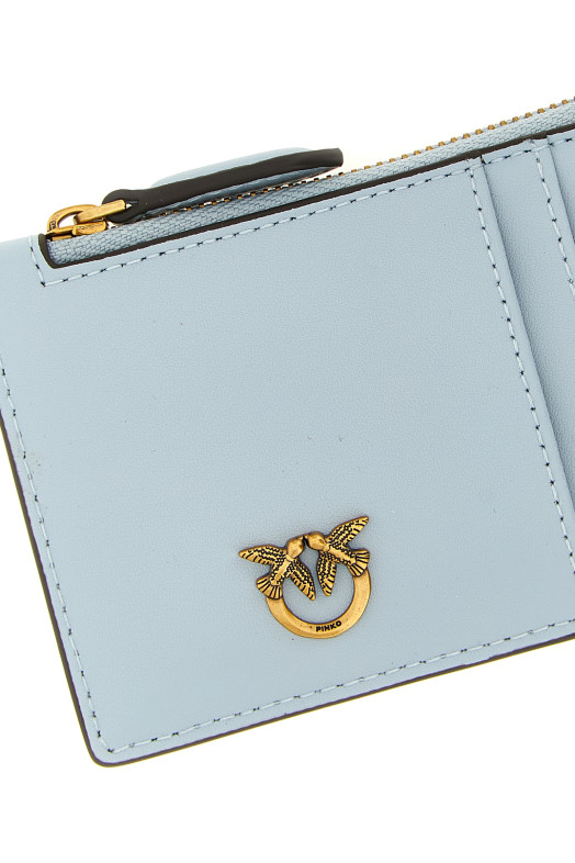 'Airone' card holder BLUE
