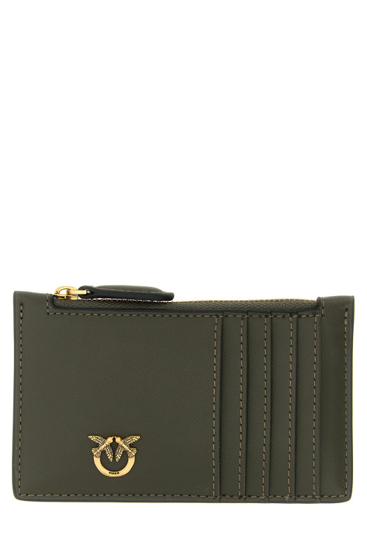 'Airone' card holder Green