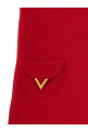 Valentino Garavani V Gold dress Red
