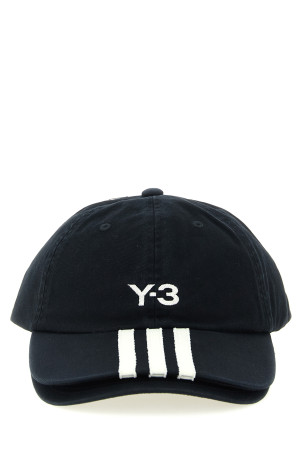 'Y-3 Stripes' cap Black