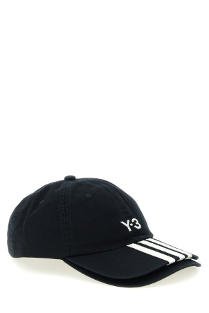 'Y-3 Stripes' cap Black