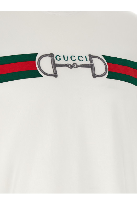 'Nastro Web' T-shirt White