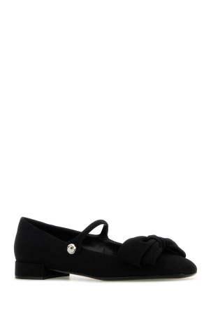 Black crepe Bowjane ballerinas Black VALENTINO GARAVANI (5W0S0KI3JIV)