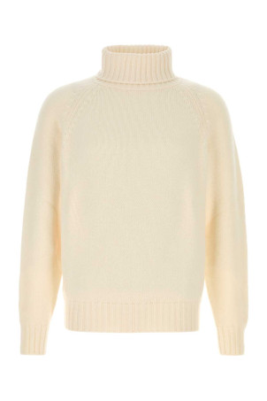 White cashmere sweater Beige UMIT BENAN (COFWM990115770003)
