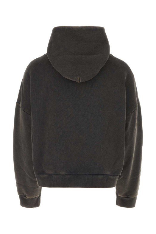 Charcoal cotton oversize sweatshirt Black-grey ENTIRE STUDIOS (ES2125WB)