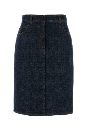 Denim skirt FENDI (FLQ604AW82)