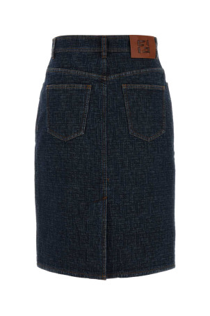 Denim skirt FENDI (FLQ604AW82)