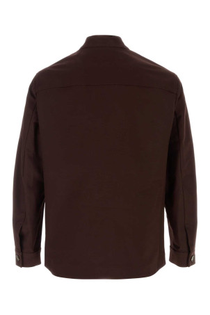 Brown stretch cotton Bruce jacket Brown UMIT BENAN (FW25M648016480585)