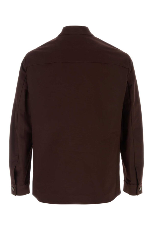 Brown stretch cotton Bruce jacket Brown UMIT BENAN (FW25M648016480585)